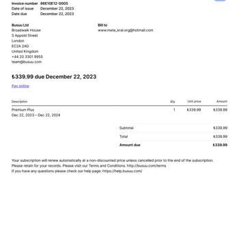 Busuu Haberim Olmadan Üyeliğimi Yenilemiş