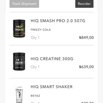 HIQ Nutrition Hiq Nutrition Pre Workout Scoop Yok