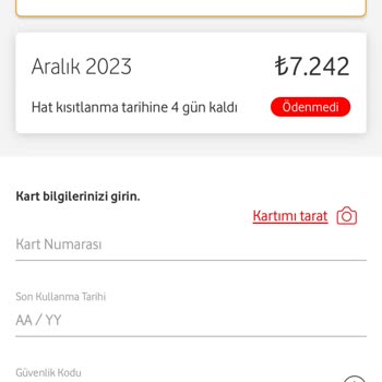 Vodafone Yanımda Bana Yollamadığı Cihazın Faturasını Kesti