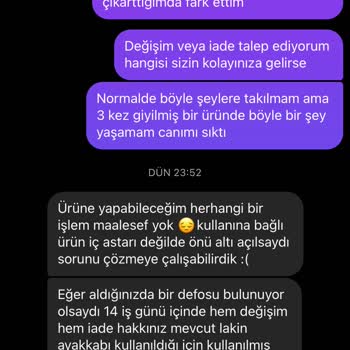Baydin.coo Ürününün Arkasında Durmuyor Tüm Suçu Müşteriye Atıyor