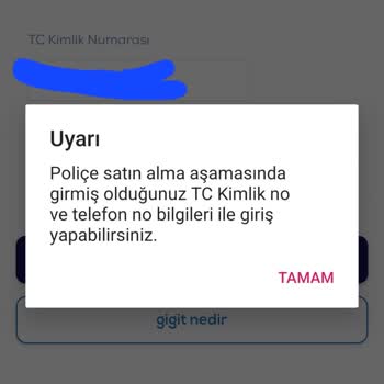 Gulf Sigorta Poliçe Sorgulama Sorunu