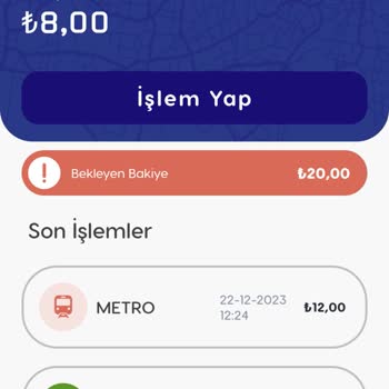 BURULAŞ Mobil İşlemden Para Yükledim