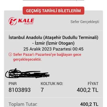 Kale Seyahat 2+1 Dediği Otobüs 2+2 Geldi