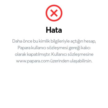 Papara Hesap Onayını Yapamıyorum