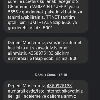Türk Telekom Günlerdir Arızaya Gelmedi