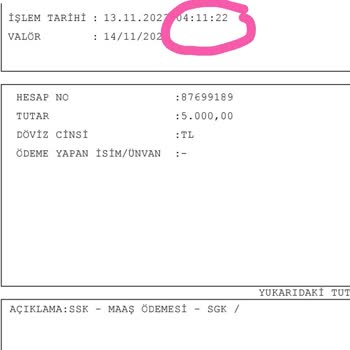 Yapı Kredi Bankası'nın Emekli Maaşlarını Zamanında Hesaba Geçmemesi