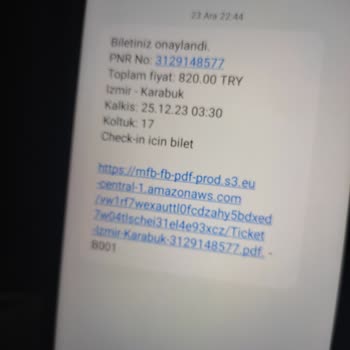 Kamil Koç Sefer İptali Bilgilendirme Mesajı Gelmedi