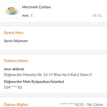 Trendyol GO Adres Karmaşası Ve Mağduriyetim