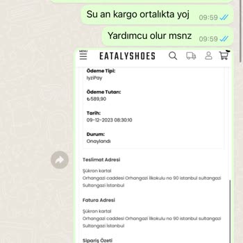Eataly Shoes Teslimat Sorunu Ve İade Talebi!