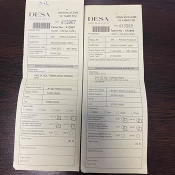 Desa- İncelemeye Yollanan Ürünlerin Müşteriye Sorulmadan İmhası