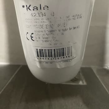 Kale Marka Klozet Kapağının 1 Aylık Kullanımda Kırılması