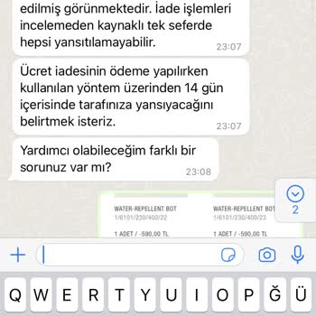 Zara İademi Eksik Yatırdı