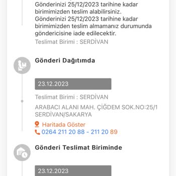 MNG Kargo Sakarya Serdivan Şube Kargomu Dağıtıma Çıkarmıyor