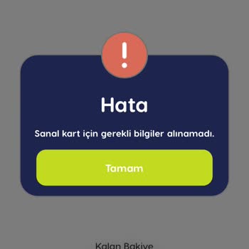 BURULAŞ Bukart Uygulamasına Para Yükledim Fakat Hata Veriyor