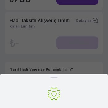 Hadi TOM Pay Hadi Veresiye Limiti Onaylamıyor