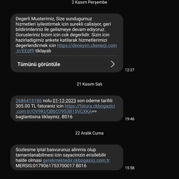 CK Boğaziçi Elektrik Haksiz Borç Çıkarma