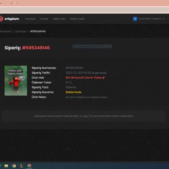 Crispium Premium Hesap Teslim Edilmedi Ve İlgilenilmedi