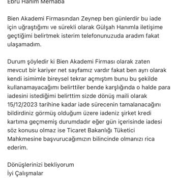 Kariyer.net Kurumsal Firma Para İadesi