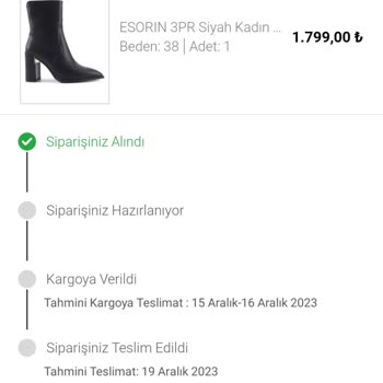 Nine West Sipariş Teslim Etmeme & Bilgilendirmeme
