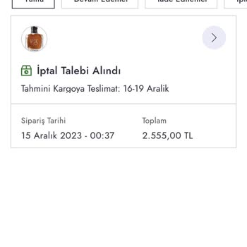 Boyner Ürünümü Göndermeyip Kendilerince İptal Ettiler