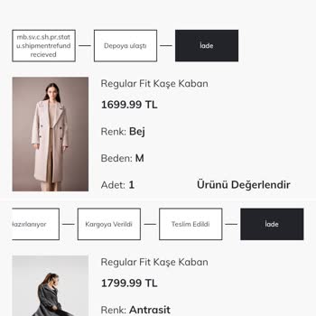 DeFacto Para İademi Yapmıyor Oyalıyor