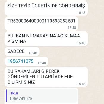 İŞKUR Ev Paketleme Sebebiyle Bilgilerim Alındı