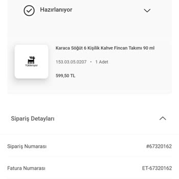 Karaca Züccaciye Yeterli Bilgi Alamama Yavaş İşlem