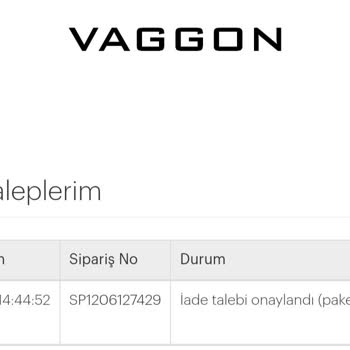 Vaggon Para İadesi Yapılmadı