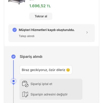 Lova Yatak Kargo Süresini Geciktirdi.