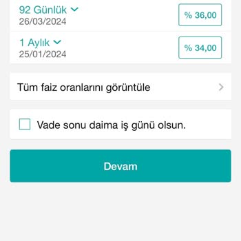 Garanti Bankası Tutarsız Vadeli Faiz Oranları Veriyor