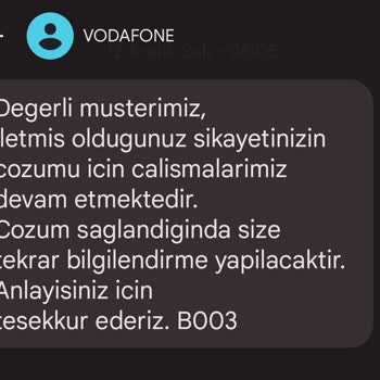 Vodafone Başkentte İletişim Sorunları Ve Çözüm Beklentisi