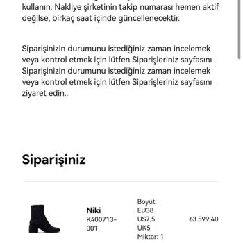 Camper Online Siparişim Kayboldu!