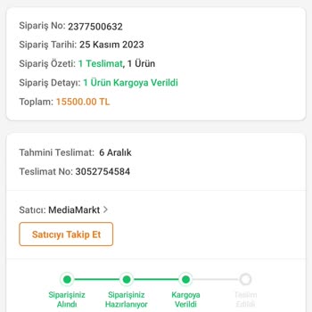 Media Markt Bir Aydır Hala Teslimat Yapılmadı