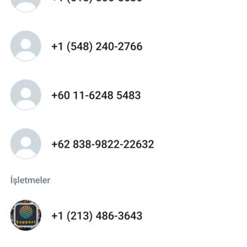 WhatsApp +1 WhatsApp Numaralardan Mesaj Gelmesi