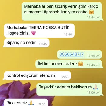 Terra Rossa Butik Sipariş İptali Sonrası İade Sürecinde Yaşanan Gecikme