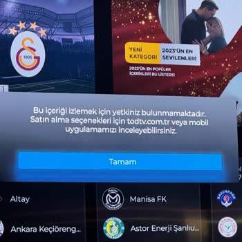 TOD Tv Süper Lig Paketi Sorunları
