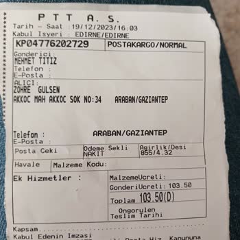 PTT Kargo Şikayetçiyim Kargom Teslim Edilsin
