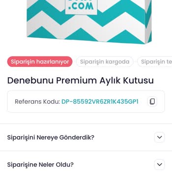 Denebunu.com Premium Üyesi Kutumu Göndermiyor