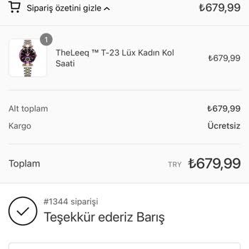 The Leeq Saat Alışverişinde Tatsız Deneyim