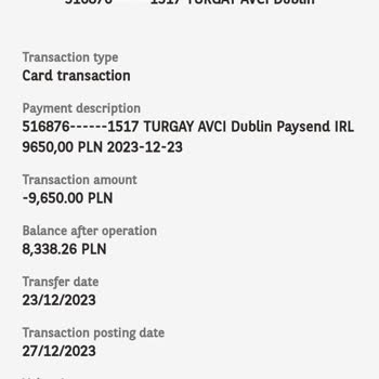 Paysend Para Transferi Gerçekleşmedi