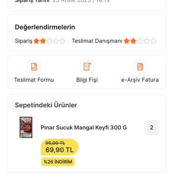 Migros Sanal Market Sipariş Eksikliği Ve Dönüş Alamadım