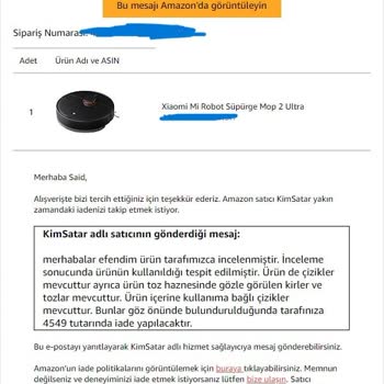Kimsatar Mağduriyeti Ve Amazon'un Sorunumu Çözmemesi