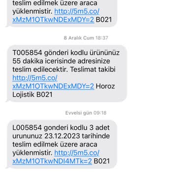 Horoz Lojistik 1 Aydır Ürünümü Teslim Etmedi!