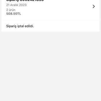 Sephora Siparişleri İptal Sorunu