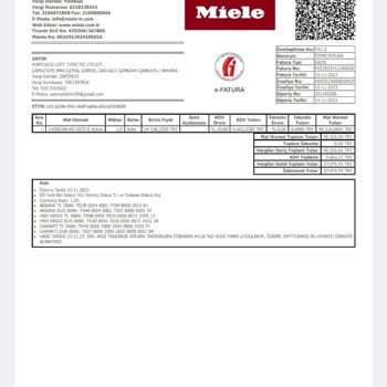 Miele Buzdolabı Birleştirme Aparatı