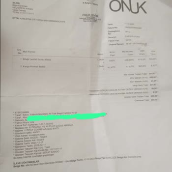 Onuk Giyimden Şikayetçiyim