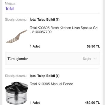 N11 İade Yapmıyor Tefal Arayıp Bunu Söyledi