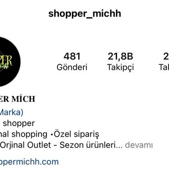 Shopper Michh Sayfasına Ulaşamıyorum