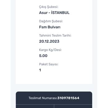 Sürat Kargo İkitelli Şubesi Kargoyu On Gündür Bekletiyor