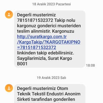 N11 Aldığım Ürün Sürat Kargo Tarafıma Teslim Edildi Dese De Ulaşmadı